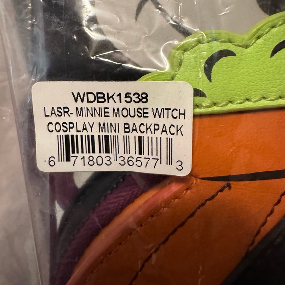 Loungefly Disney Minnie Mouse Witch Mini Backpack - Picture 7 of 7
